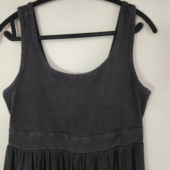 Torrid Black sleeveless tank top casual Dress Plus Size 00 sheer overlay - Picture 5 of 10